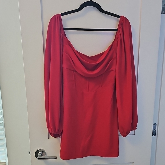 Princess Polly Dresses & Skirts - Princess Polly Lillie Long Sleeve Mini Dress Size 6